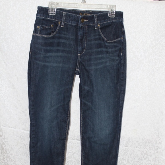 CHICO'S Platinum Straight Leg Jeans - Picture 1 of 7